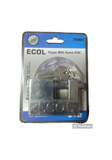 Ecol 70 Mm Çelik Yassı Asma  Kilit