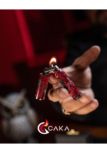 Caka Lighter Odkka Crimson Benzinli Çakmak - Ckl-073