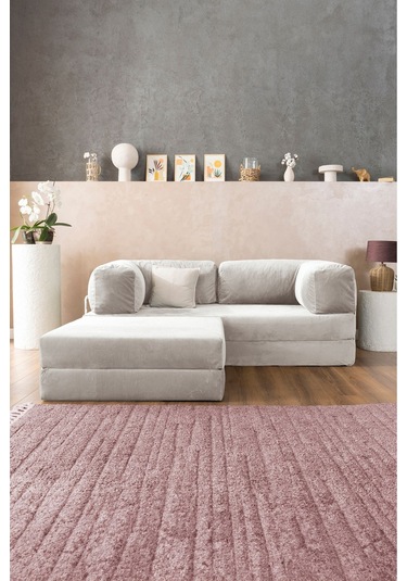 Good Night Legom Köşe Koltuk & Aktivite Yatağı & Uzanma Koltuğu Kırık Beyaz