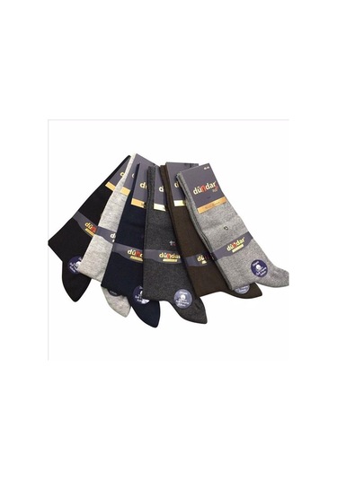 6 Adet Dündar Erkek Plus Likralı Çorap