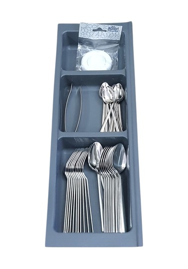 Mutfak, Çekmece Içi Kaşıklık, Antrasit, 16x48 Cm Antrasit