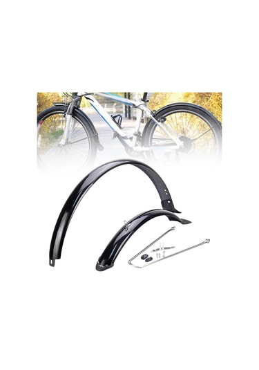 Suntek Bisiklet Ön Arka Çamurluklar 26 Inç Gümüş-bileklik Gümüş