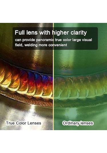 Büyük Görünümlü Gerçek Renkli Otomatik Kararan Kaynak Yüz Maskesi 130 Santigrat Yüksek