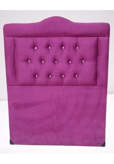 Başlık Dk Tek Kişilik 100'lık Model Tay Tüyü Fuşya Kumaş Dolgun Kapitoneli Elyapım