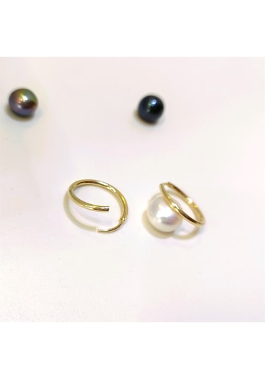 Altın Ürünler 14 MM Klasik Halka Küpe