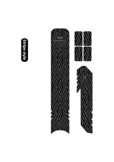 Şerit-bisiklet Zinciri Etiket Ultralight Kalabalıklık Önleme Anti-çizik Entegre Kalıplama Zincir Koruyucu Bisiklet Zinciri Koruyucusu Siyah