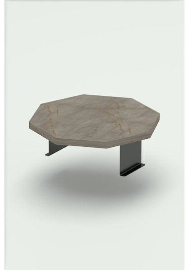 Yan Sehpa Ayarlanabilir Tepsi Dekoratif Modern Tepsi Sekizgen Gordion