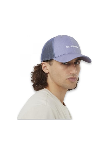 Salomon Lc2428900 Cap Trucker U Mor Unisex Şapka Siyah-mor Siyah - Mor