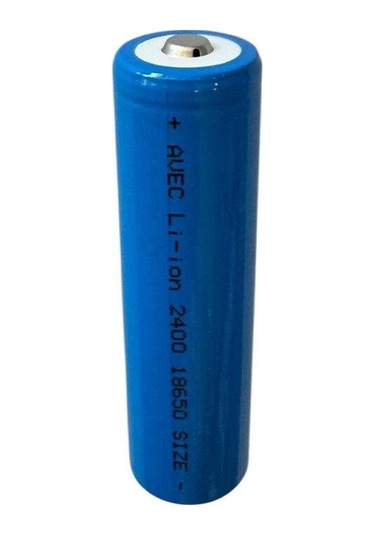 Avec 18650 3.7 V 2400ma Li-ion Şarj Edilebilir Pil