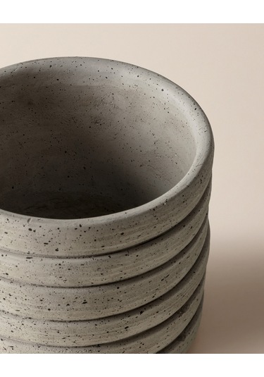 Ella Saksı - Soft Gri - 14 Cm 8684427125151 Diğer