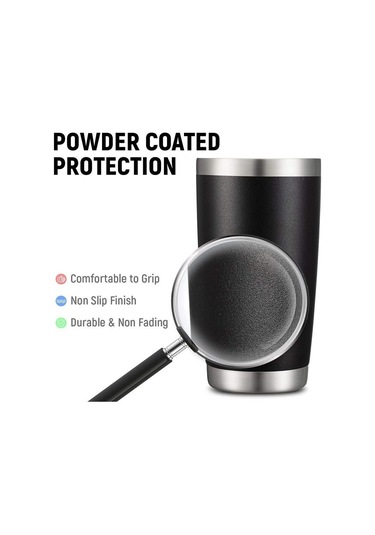 Gri Termal Kupa Bira Bardağı Tumbler Paslanmaz Çelik Çift Duvar Vakum Yalıtımlı Kahve Çay Kupa Geniş Ağızlı Su Şişesi Drinkware Zh Gri