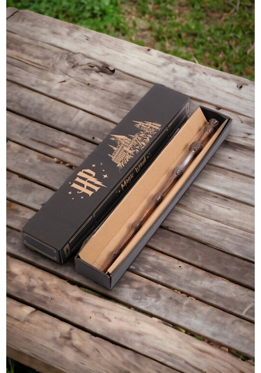 Harry Potter Dumbledore Asası, Profesör Albus Dumbledore Asa 33 Cm Özel Kutulu