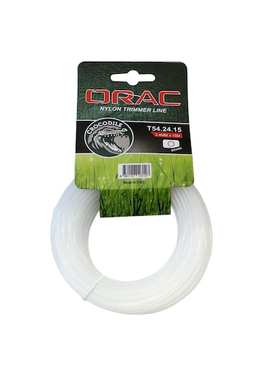 Orac Misina Yuvarlak 2.4mm 15 m Crocodile Beyaz