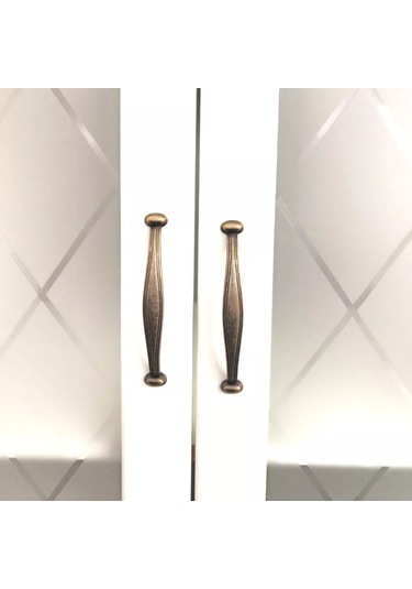 Mf Furniture Hardware 12'li Set Mobilya Braketi Kilidi 96mm Antik Bronz 227123748 Antik Bronz