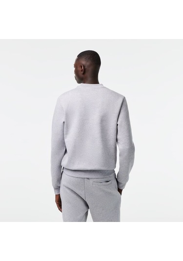 Lacoste Erkek Sweatshırt Sh9608-00-cca Gri