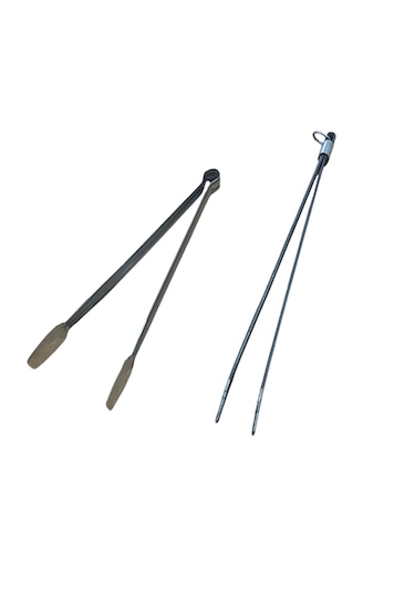 Mobilreyon Mangal Barbekü Maşa Seti,köz Maşası 40cm,barbekü 30 Cm
