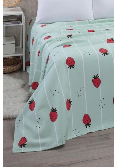 Mulberry Battal Boy Desenli Pike 240x260 Cm Yeşil