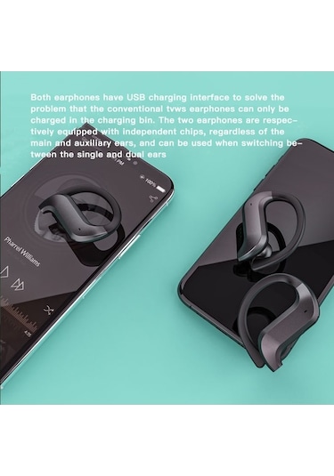 Didadodo Xindoker Md03 Kablosuz Kulaklık - Bt5.0, Dokunmatik Kontrol, Ipx5 Su Geçirmez, Spor İçin Uygun, Kablosuz Ve Dayanıklı