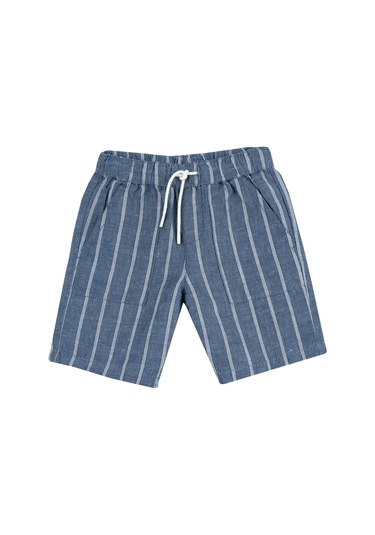 Chicco Pantalon - Kısa 09007938000000 000023 Lıght Blue Strıped Açık Mavi