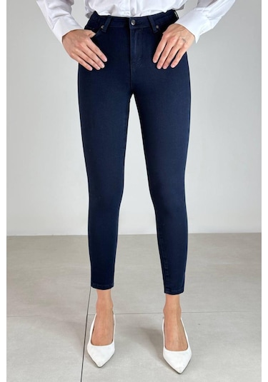 Lacarino 7278 Mira Kadın Jean Pantolon Navy Blue Lacarino 7278 Mira Kadın Jean Pantolon Navy Blue