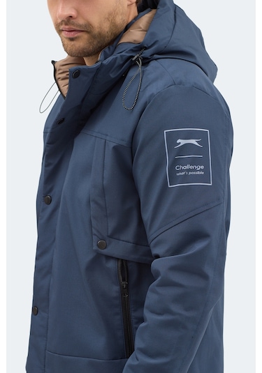 Slazenger Globe Erkek Lacivert Mont & Kaban Lacivert