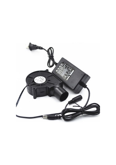 Lemestar Taşınabilir Turbo Üfleyici - Hız Kontrollü, 220v Kamp Barbekü Üfleyici