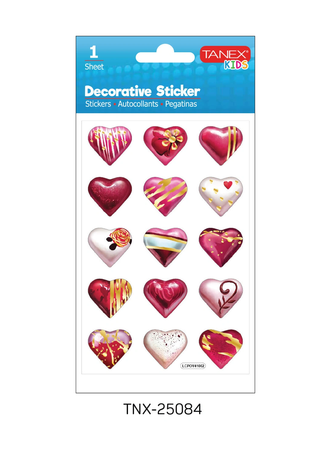 Tanex Kalp Serisi Etiketi Tnx-25084