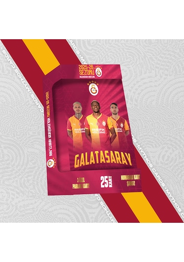 Galatasaray 2025-26 Sezon Kartları - Metal Kutu