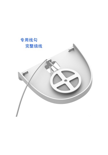 Geeroyoo  Homepod Mini İçin Duvar Tipi Hoparlör Tutucu - Kablo Gizleme Özelliği İle Abs Malzeme, Kolay Kurulum, Beyaz