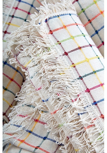 %100 Pamuklu Buldan Işi Çekyat-Koltuk Örtüsü 180 x 200