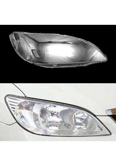 Synodicmonth Honda Civic 2003 2004 2005 İçin Araba Sağ Far Kabuğu Abajur Şeffaf Mercek Kapağı Far Kapağı