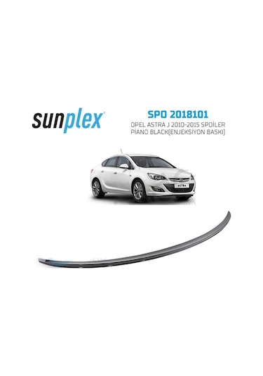 Opel Astra J Sedan Spoiler 2010-2015 Arası Piano Black Sunplex