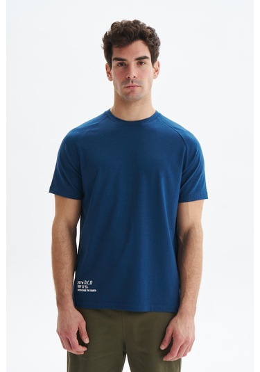 Arma Erkek Regular Fit Basic Reglan Kollu Süprem Bisiklet Yaka Tişört Y29344472202 İndigo