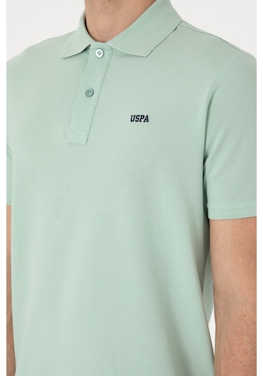 U.S. Polo Assn. Erkek Regular Fit Polo Yaka Su Yeşili Basic Tişört 50306007-VR048 U.S. Polo Assn. Erkek Regular Fit Polo Yaka Su Yeşili Basic Tişört 50306007-VR048
