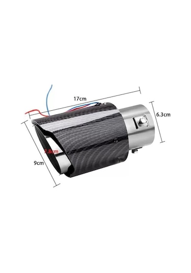 Sh Powermaster Pm-20518 Led Işıklı Unıversal Egzoz Ucu Najmaddin