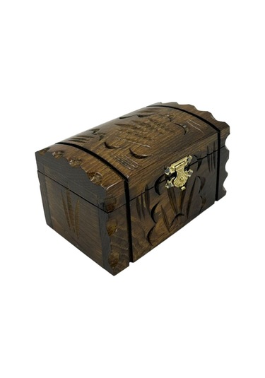 Mücevher Ve Takı Kutusu Ahşap Sandık Aksesuar