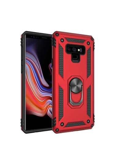 Galaxy Note 9 Kılıf Zore Vega Kapak Kırmızı