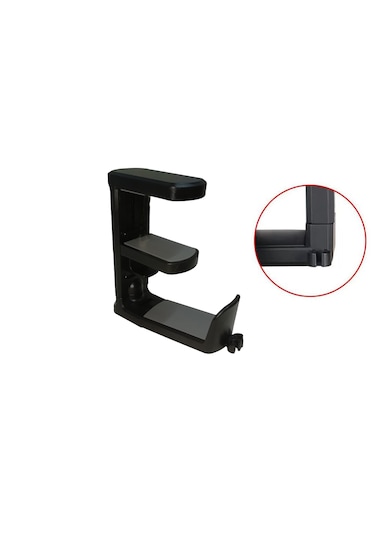 Masaya Monte 360 Döner Kulaklık Tutucu Stand -al4804 Siyah