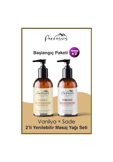 Parnassos Aromaterapi Natural Masaj Yağı + Vanilya Do