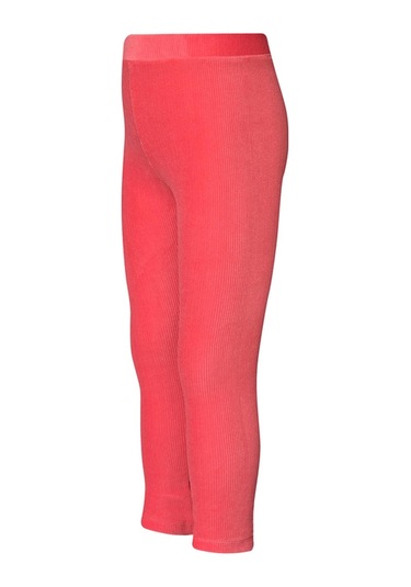 Lovetti Nar Çiçeği Kız Çocuk Fitilli Kadife Tayt 9312N003 Narçiçeği