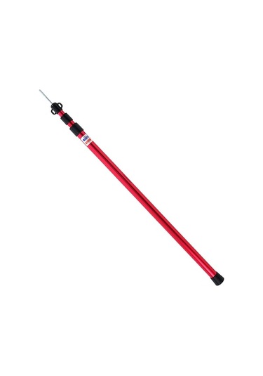 Novahub Hafif Paslanmaz Çadır Direği, Ayarlanabilir Boyutlu, Rüzgar Dirençli, Plaj Kamp İçin Kırmızı Kırmızı