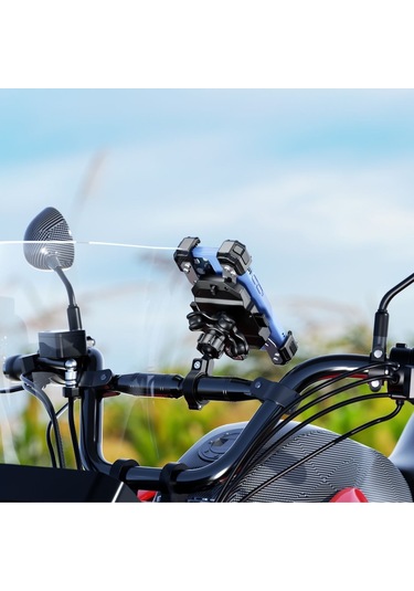 M11 Titreşim Modüllü Telefon Tutucu Siyah