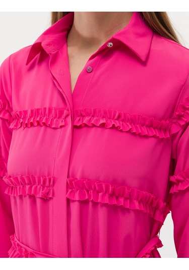 Pierre Cardin Kadın Fuşya Elbise Dokuma 50262953-vr023 Fuşya