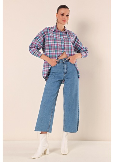 Bigdart 3900 Oversize Uzun Basic Gömlek - A. Kiremit 001