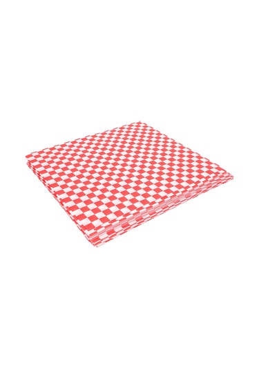 100 Adet Damalı Deli Şeker Sepeti Liner Gıda Wrap Kağıtları, Yağ Çok Renkli