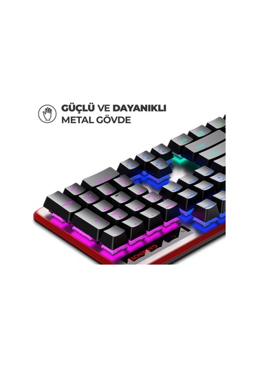 Havit Gamenote KB870L RGB Backlit Gaming Mekanik Klavye