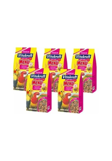 Vitakraft Menü Paraket Yemi 1 KG 5 Adet