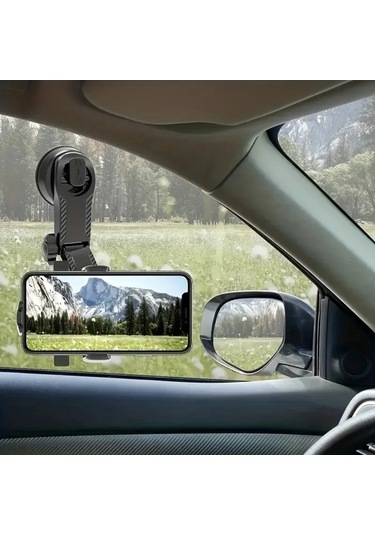 360 Derece Dönebilen Vakumlu Araç Telefon Tutucu