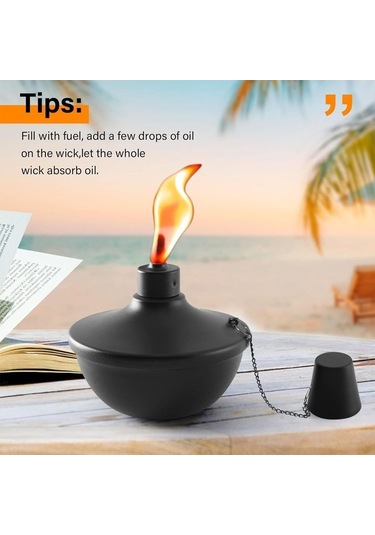 Pazly Ve Suntek Parti Dekoru İçin Fitilli Bahçe 2 Parça Pd