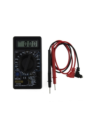 Agoodshop Dt830b Yüksek Emniyet Ac / Dc Multimetre Lcd Dijital Volt Ohm Tester Metre Voltmetre Ermetre